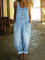 Zoe - Combinaison en denim délavé vintage
